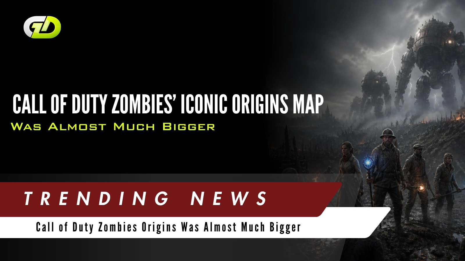 Call of Duty Zombies Iconic Origins Map Was Almost Much Bigger