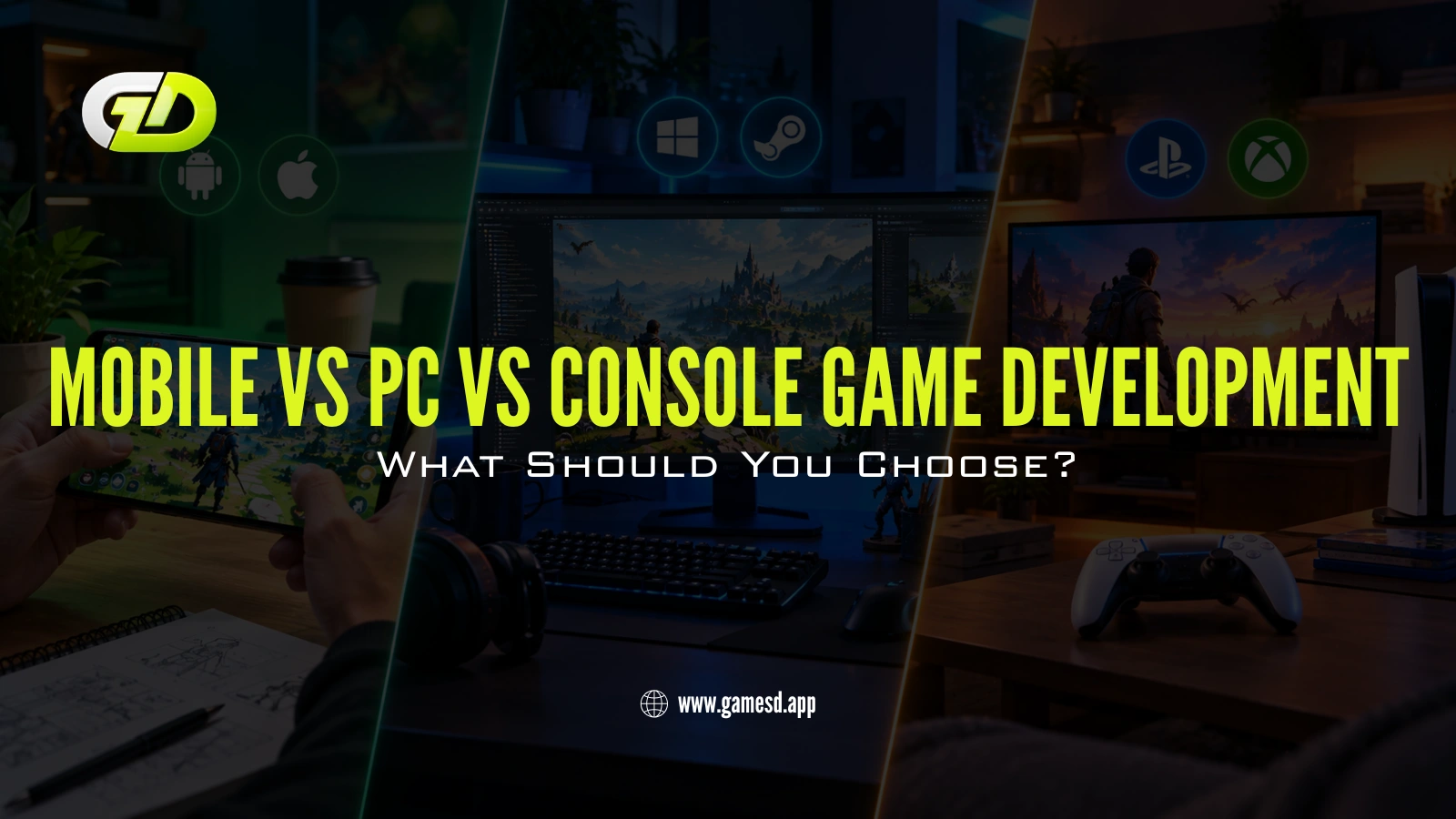 Mobile vs PC vs Console Game Development: What Should You Choose?