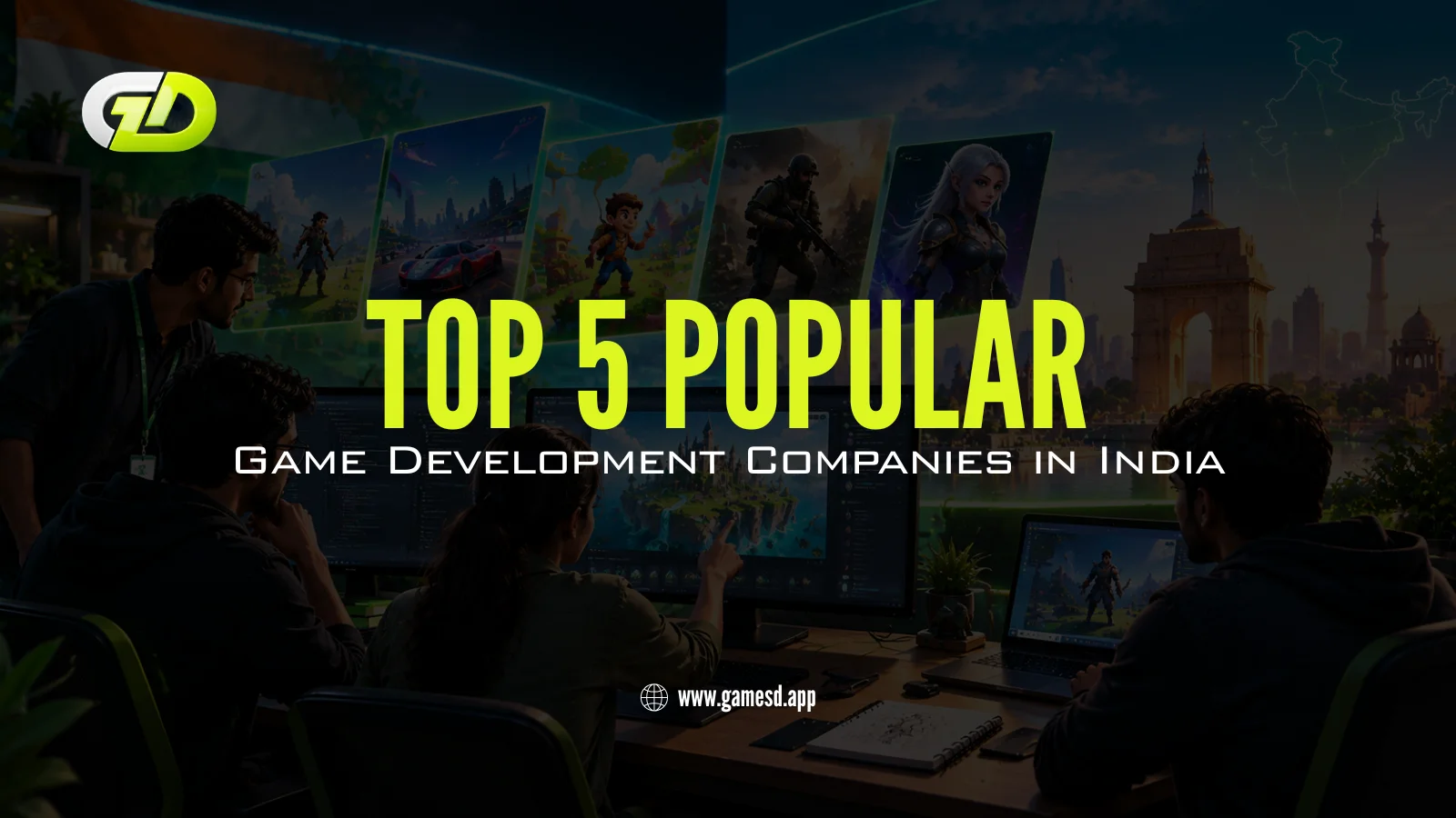 Top 5 Game Development Companies in India: Services & Expertise